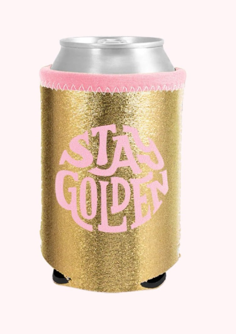 Stay Golden Can Cooler
