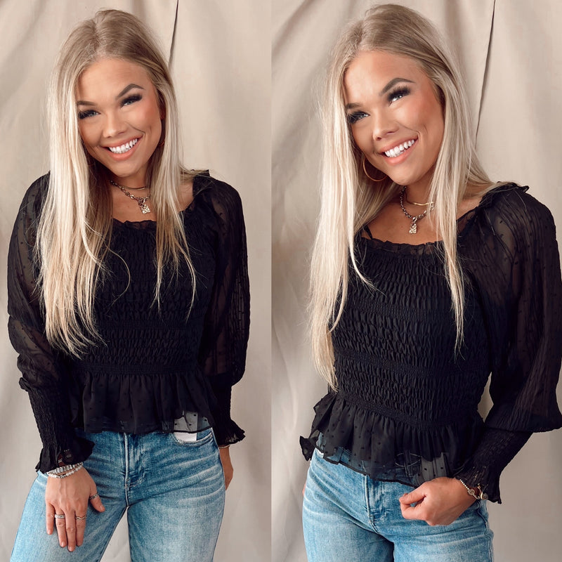 Timeless Classic Smocked Detailed Top