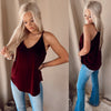 Tickle Me Rosey Velvet Tank