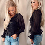 Timeless Classic Smocked Detailed Top