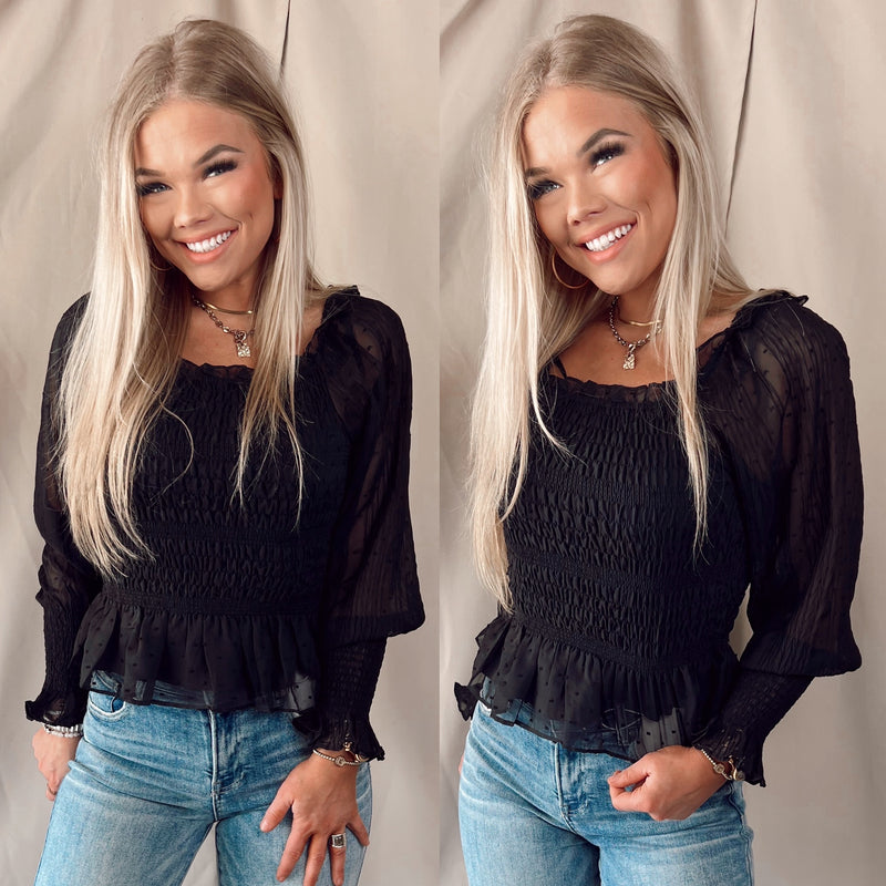 Timeless Classic Smocked Detailed Top