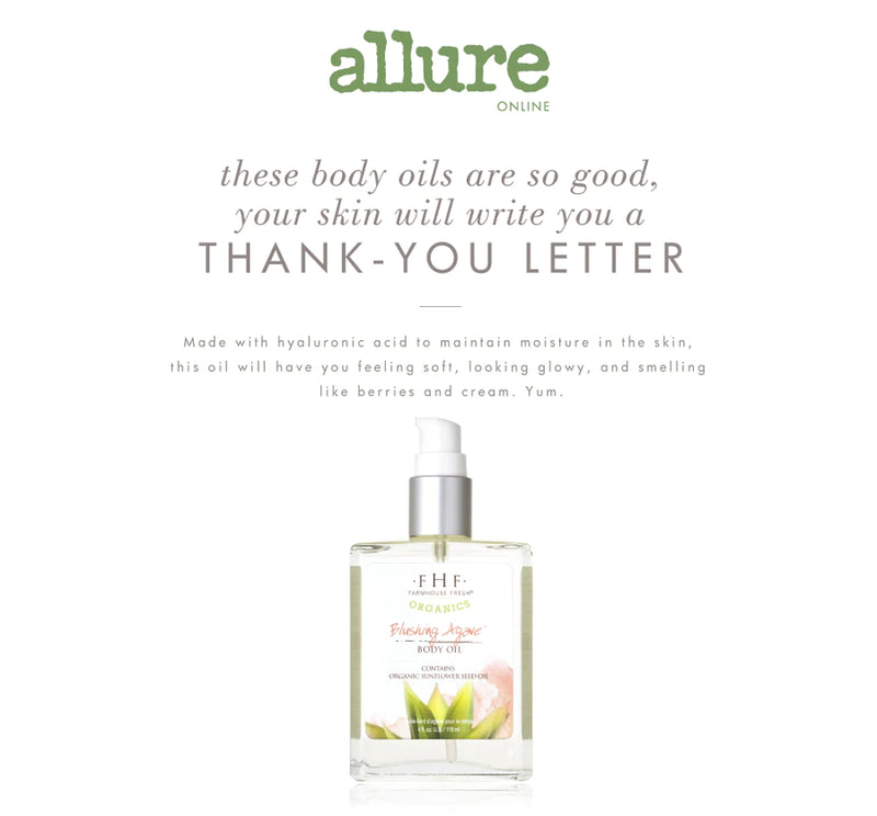 FHF Blushing Agave Body Oil