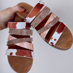 Hayride Glam Strappy Slides