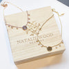 Natalie Wood Gold Initial Necklaces