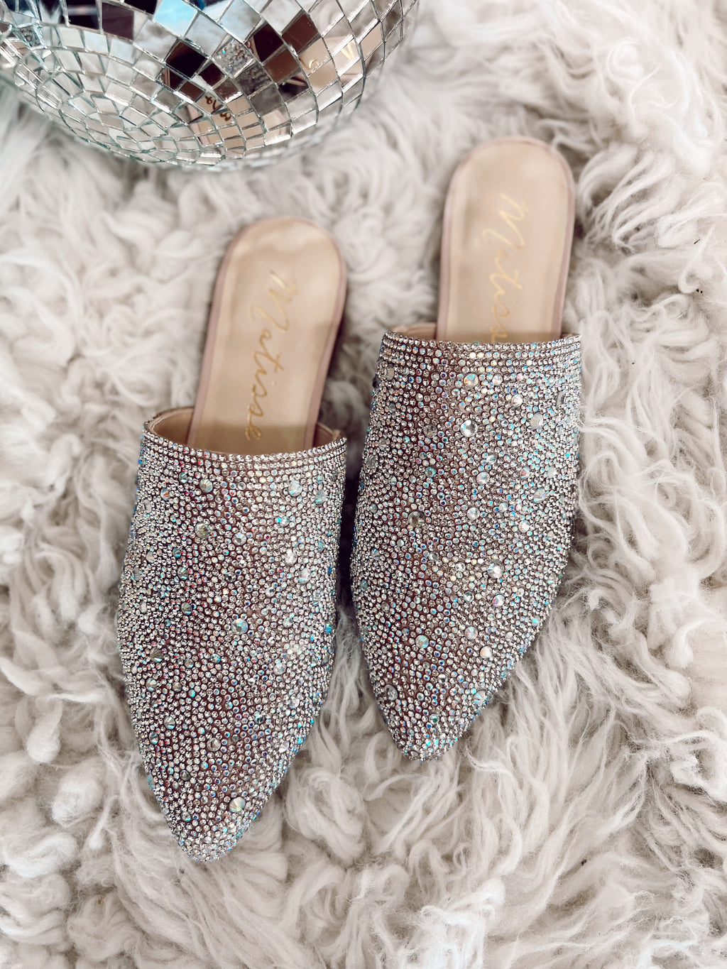 Rhinestone mules 2025