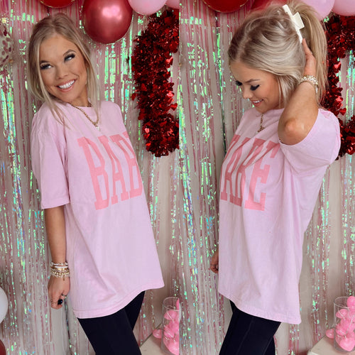 Pink Babe Oversized Graphic Tee