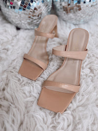 Yaya Nude Strappy Heels