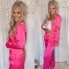 In Your Dreams Satin Blazer