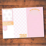 Pink Complimentary Notepad Set