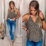 Pineywoods Olive Speckled Top