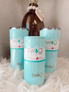 Skinny Can Cooler - Shimmer Aquamarine