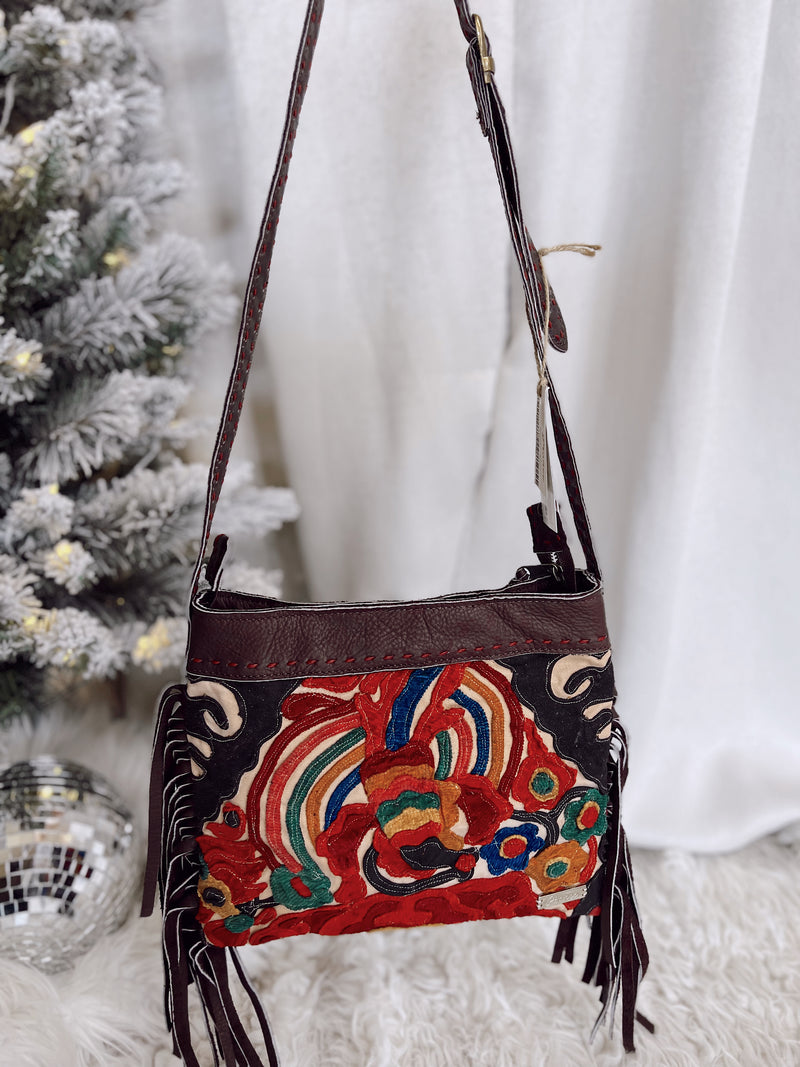 Pranee Halsey Crossbody- Brown