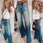 Sensational High Rise Wide Leg Trouser