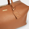 Holdall Weekender Duffle- Cognac