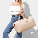 Holdall Weekender Duffle- Pale Pink