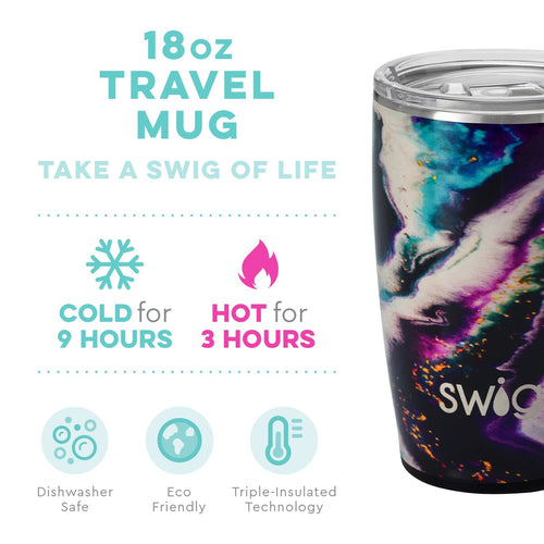 Swig 18oz Travel Mug - Shimmer Aquamarine